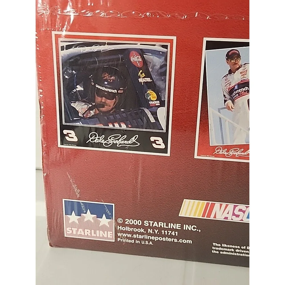 Vintage Dale Earnhardt Sr NASCAR Racing STARLINE Calendar  #3 Intimidator 2001